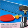 Lot de 2 filets de tennis de table pour chaque table - Filet de ping-pong - Filet de tennis de table pour table à manger - Filet