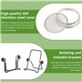 2 germoir à graines - Pot pour Germination 32oz - Matériau en Verre - avec Couvercle en Acier Inoxydable, Support et Plateau en