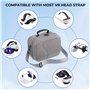 Sac de Voyage Grande Capacité pour Meta Quest 3, Compatible avec Kiwi Design/BOBOVR Elite Strap avec Batterie et Autres Accessoi