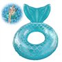 Fishtail Anneaux Bouee Piscine Adulte, 110cm Extra Large Bouée Piscine Anneau de Natation, Jouet Piscine Bouée Gonflable, Durabl