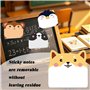 Lot de 12 notes autocollantes pour enfants - Bloc-notes mignons - Bloc-notes autocollants - Pour les étudiants - Idéal pour le b