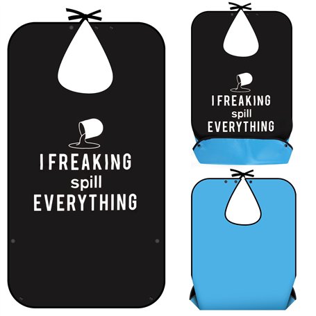 TNEDFOD Bavoir Adulte Impermeable