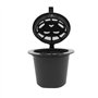 CENPEK Lot de 6 capsules rechargeables compatibles avec NES-presso, capsules de café réutilisables pour NES-presso avec cuillère