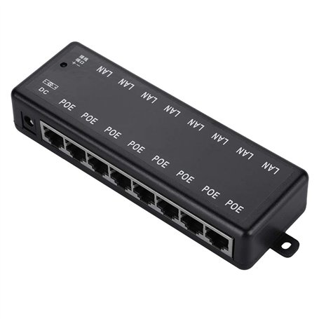 8 Ports POE Adaptateur
