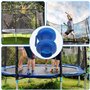 YEAMLTE Capuchons Poteau Trampoline, 8 Pièces Trampoline Embout, Capuchons Pôle Trampoline, Capuchon D'Trampoline, pour Embout P