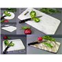 KLEO Planche à découper en marbre Planche à découper Planche à fromage Plateau à fromage Appareil de cuisine Service à vin Anniv