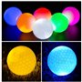 BORDEAG Lot de 6 balles de golf lumineuses à LED multicolores - Balles de golf lumineuses - Idéales pour l'entraînement de nuit