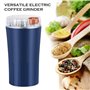 Moulin à Café, 300W Moulin à Café Électrique, Moulin a Graines avec Lames en Acier Inoxydable Coffee, Grinder Electrique Réglabl