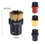 Brosses Rondes en Nylon et Laiton pour Nettoyeur Vapeur Brosse à Vapeur Domestique Laiton Pièces de Vadrouille Accessoires de Va