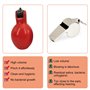 AQSQWQ 2 Pièces Sifflet à Main, Whistle Arbitre Enfant Entraîneur, Sifflet Bruyant Sifflets à Pression d'urgence Sécurité pour S