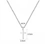 Chaine Pendentif Croix Acier Inoxydable Bijoux