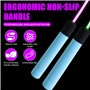 Corde à sauter lumineuse pour enfants, corde à sauter avec lumière LED pour enfants, corde à sauter réglable avec poignées antid