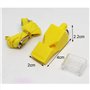 4Pcs Sifflets de Sport en Plastique