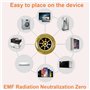 6 Pièces Anti Ondes Portables, Anti Ondes protection contre les rayonnements, Protection Contre les Radiations pour les Ordinate