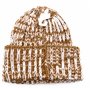 Michael Kors Bonnet pour femme - Bonnet en laine - Bonnet d'hiver - Taille unique - Bonnet tricoté - Laine acrylique douce - Log