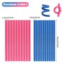 NVIYAM 20 Pièces Bigoudis Cheveux Rouleaux Permanente Boucles Flexibles Sans Chaleur Curling Twist Flex Mousse pour Cheveux