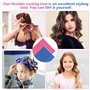NVIYAM 20 Pièces Bigoudis Cheveux Rouleaux Permanente Boucles Flexibles Sans Chaleur Curling Twist Flex Mousse pour Cheveux