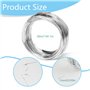 NVIYAM 1mm Fil Aluminium 30m Fil de Fer Souple Fil de Fer Souple Loisir Creatif Fil Tricotin Fil d'Artisanat En Aluminium Fil à 