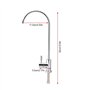 1/4 '' d'évier de cuisine en acier inoxydable Robinet Robinet Filtre à eau potable par osmose inverse