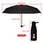 Xpieoyrm Mini Parapluie Pliant, parapluie coupe-vent à 8 nervures, parapluie capsule, Parapluie UV Portable avec Boîte de Rangem