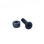 ANCLLO Lot de 16 vis de rechange pour skateboard et longboard - 35 mm - Noir