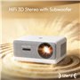 BYINTEK U14 Vidéoprojecteur 4K Home Cinéma 30000 Lumens Full HD Mini Projecteur WiFi6 BT 5.0 1980 x 1020P Autofocus Entièrement