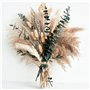 Herbe de la Pampa Verte - Décoration de Table pour Salle à Manger et Salon - Fleurs Séchées et Artificielles - Petite Décoration