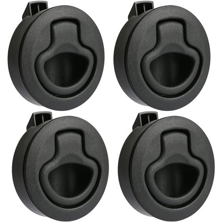 Etomvoop Lot de 4 verrous de meuble - Serrure à poignée d'entrée - Pour casier