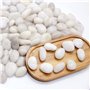500g Pierres Décoratives Petit Gravier Gravier Galets Pierres Petits Poli Pierres de Blanc pour A