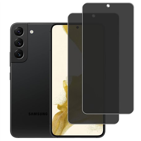 KELOLIN [2 pièces] Anti Espion Verre Trempé Protection écran Pour Samsung Galaxy S22/S23 5G 9H Dureté