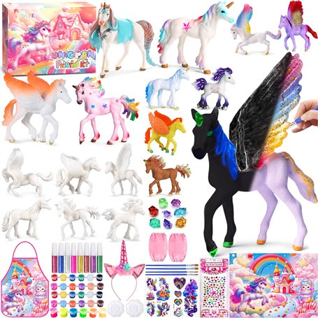 RDDAIPE Licorne Jouet Fille Kit de Peinture