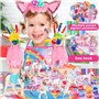 RDDAIPE Licorne Jouet Fille Kit de Peinture, avec 17 Licornes Activites Manuelles pour Enfants et Phosphorescence, Licorne a Col