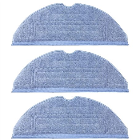 BECILES Lot de 3 serpillères de rechange en microfibre pour aspirateur Roborock S7 S7Plus T7 T7plus T7SPlus - Réutilisables et l
