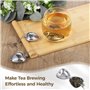 BOBOZHONG Infuseur Thé,4 pièces Boule A Thé en Acier Inoxydable,Filtre à Thé Boule à Thé Passoire à Thé Tamis à Thé Tamis à Thé,