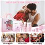 HASAIKA® Sakura Ensemble De Soins De La Peau, Coffrets Cadeau de Soins pour la Peau, Hydratant et nourrissant Comprend une bross