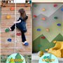 12 pcs Prises d'escalade, avec poignées de Maintien Aire de Jeux,Pierres à Grimper Enfants Outdoor, Prises d'escalade Enfants Mu
