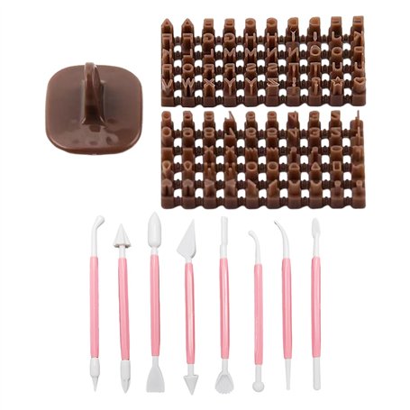 1 Jeu De Tampons À Biscuits Alphanumériques