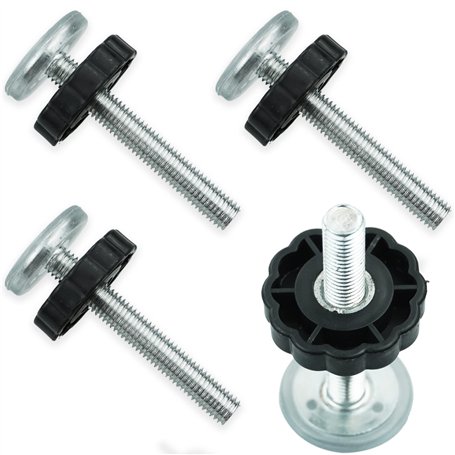 4pcs Fixation par Pression pour la Barrières d’escaliers et de Portes Barrière de Bébé Fixation de la Barrière de Sécurité pour