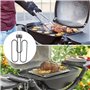 WOZLO Grille Barbecue,Barbecue,Weber Accessoires Barbecue,Élément Chauffant de Remplacement pour Barbecue, Compatible 66631 (rég