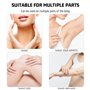 4pcs têtes de rechange pour épilateur facial avec 2 brosses de nettoyage, outil de remplacement d'épilation pour les lèvres, le
