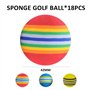 MEMOFYND Lot de 18 Balles en Mousse Élastique pour Exercices de Golf - Pour Entraînement en Intérieur et Extérieur