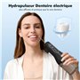 ETROBOT Jet Dentaire Hydropulseur, Hydropulseur Dentaire avec 4 Modes et 5 Buses, Hydropulseurs et Irrigateurs, USB Rechargeable