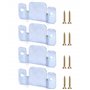 QWORK® 4 Pcs Supports de Fixation pour Canapé Sectionnel