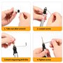 Mini Perceuse Électrique Manuelle, Vankarr Perceuse Mini DIY Sans Fil à 3 Vitesses Rechargeable avec 10 Forets, Perceuse Manuell