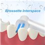 8 Brossettes Interspace et 8 Brossettes Ortho Care Essentials, Brossette de Rechange Compatibles avec les Oral-B Brosse a Dent E