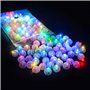 LED Lampes 100 Pièces Lumière Lumineuse pour Ballon Lampion Décoration Noël