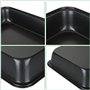 GOYADA 3 Pcs Plat à Four Rectangulaire Antiadhésif, Plaque à Rôtir Antiadhésif en Acier au Carbone avec 1 Pcs Moules à Tortilla 