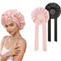 Frogetu Lot de 2 Bonnet Soie Cheveux Nuit