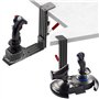 Lot de 2 Support de Bureau pour le joystick de jeu de Sim de vol Compatibles avec Logitech X52/ X52 Pro/ X56/ X56 Rhino/Winwing