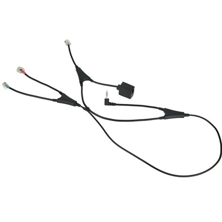 Jabra B2B Câble spécifique pour ALCATEL serie 8 e 9 (IP Touch) compatible avec les séries PRO & GO